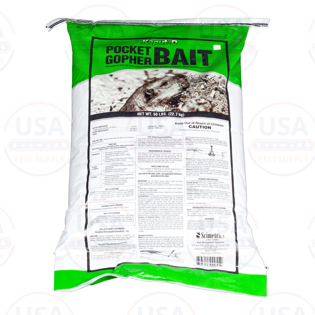 KAPUT-D Pocket Gopher Bait